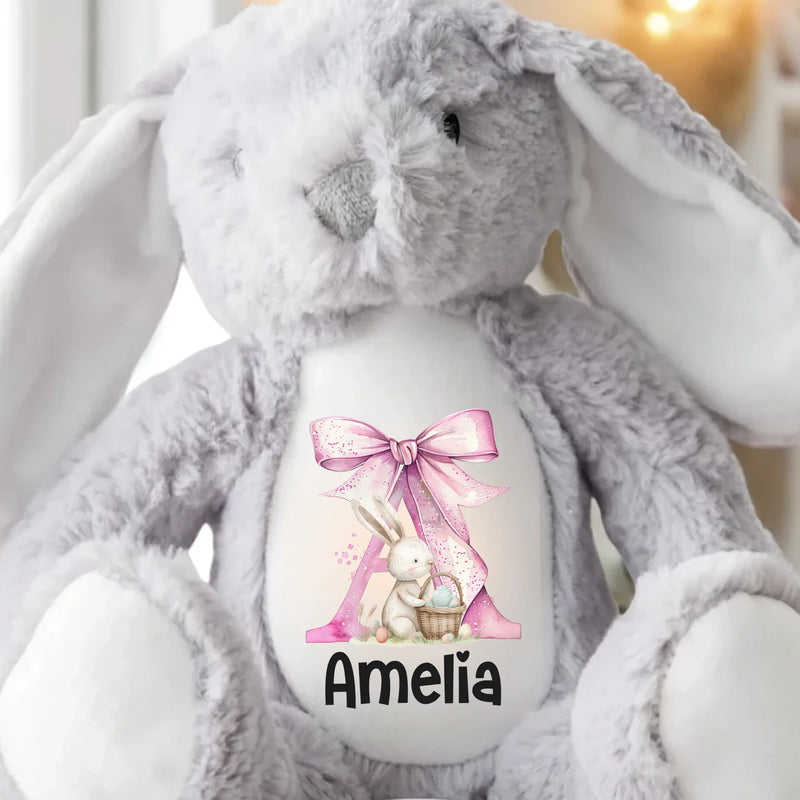 Easter Joy And Blessings From Above - Family Personalized Custom Easter Bunny Plush - Easter Gift For Family Members