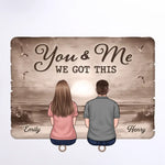 Wherever You Are, I’m Home - Couple Personalized Custom Acrylic Puzzle Key Holder - House Warming Gift For For Husband Wife, Anniversary