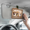 Custom Photo No One Cuddles Me Like You Do - Dog & Cat Personalized Custom Car Visor Clip - Gift For Pet Owners, Pet Lovers