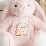 Custom Name First Easter Gifts for Babies - Personalized Bunny Plush