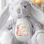 Custom Name First Easter Gifts for Babies - Personalized Bunny Plush