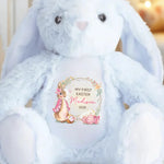 Custom Name First Easter Gifts for Babies - Personalized Bunny Plush
