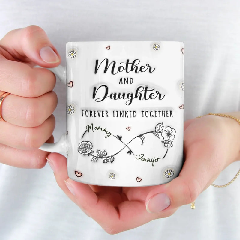 Love Woven Together - Family Personalized Custom 3D Inflated Effect Printed Mug - Mother's Day, Gift For Mom, Daughter