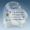Watching You As A Mother Fills My Heart With Pride - Family Personalized Custom Heart Shaped Acrylic Plaque - Mother's Day, Gift For Mom, Daughter