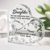 The Joy Of Motherhood Comes Full Circle - Family Personalized Custom Heart Shaped Acrylic Plaque - Mother's Day, Gift For Mom, Daughter