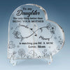 The Joy Of Motherhood Comes Full Circle - Family Personalized Custom Heart Shaped Acrylic Plaque - Mother's Day, Gift For Mom, Daughter