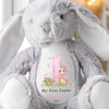 Bunny Trails Lead To Happiness - Family Personalized Custom Easter Bunny Plush - Easter Gift For Baby Kids, Newborn Baby