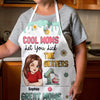 Home Is Where Mom Is - Family Personalized Custom Apron - Mother's Day, Gift For Mom, Grandma