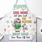 Home Is Where Mom Is - Family Personalized Custom Apron - Mother's Day, Gift For Mom, Grandma