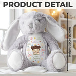 I Am Kind, I Am Loved - Family Personalized Custom Easter Bunny Plush - Gift For Family Members