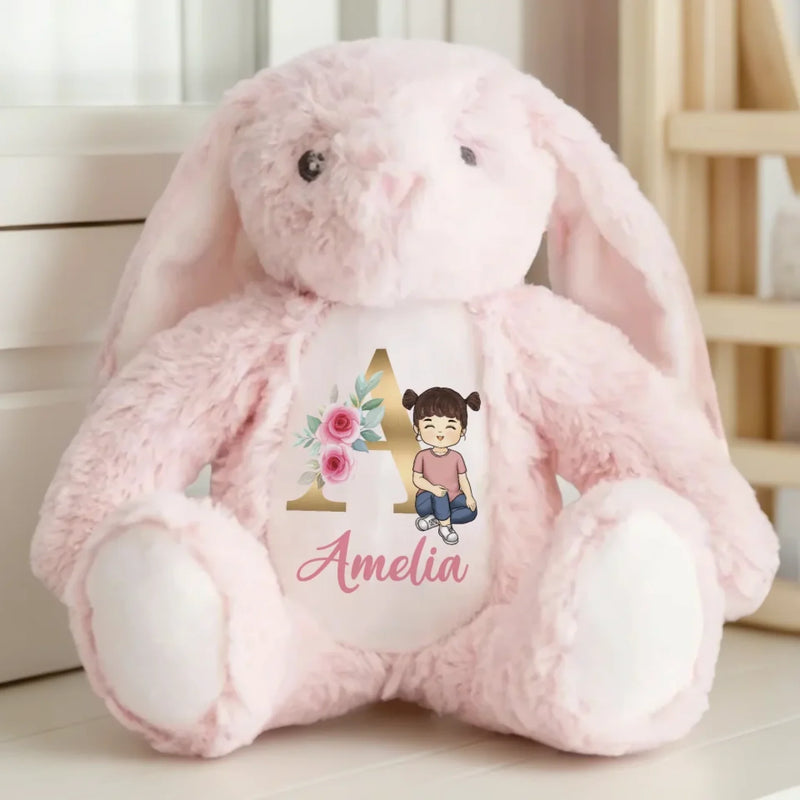 You Are Loved, Always - Family Personalized Custom Easter Bunny Plush - Gift For Family Members