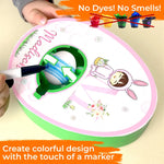 Keep Your Favorites Close - Family Personalized Custom Easter Egg Decorating Kit, Egg Spinner Machine With Markers - Easter Gift For Family Members