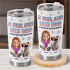 Love And Loyalty In Every Wag - Dog Personalized Custom 3D Inflated Effect Printed Tumbler - Gift For Pet Owners, Pet Lovers