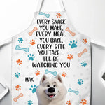My Heart Belongs To My Dog - Dog Personalized Custom Apron - Gift For Dog Lovers