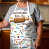 Everything Tastes Better When Mommy Makes It - Family Personalized Custom Apron - Mother's Day, Gift For Mom, Grandma