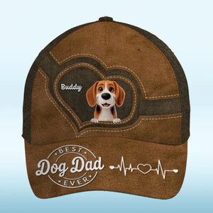 Happiness Comes With Fur - Dog Personalized Custom Hat, All Over Print Classic Cap - Gift For Pet Owners, Pet Lovers