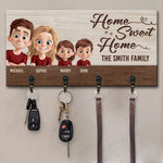 Custom Family Name Home Decor - Personalized Key Holder