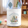 A Basket Full Of Joy And Candy - Family Personalized Custom Bunny Basket, Tote With Bunny Ears  - Easter Gift For Kids Egg Hunt, Family Members