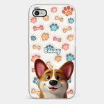 Barking With Joy - Dog Personalized Custom 3D Inflated Effect Printed Clear Phone Case - Gift For Pet Owners, Pet Lovers