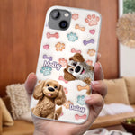 Life’s Ruff, But I’ve Got My Pup - Dog Personalized Custom 3D Inflated Effect Printed Clear Phone Case - Gift For Pet Owners, Pet Lovers