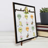 Mama Bear - Family Personalized Custom 2-Layered Wooden Plaque With Stand - Mother's Day Gift For Mom, Grandma