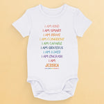 Born To Shine, Born To Love - Family Personalized Custom Baby Onesie - Gift For Baby, Kids, New Moms