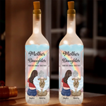Custom Mother Daughter Angel Gifts - Personalized Bottle Lamp