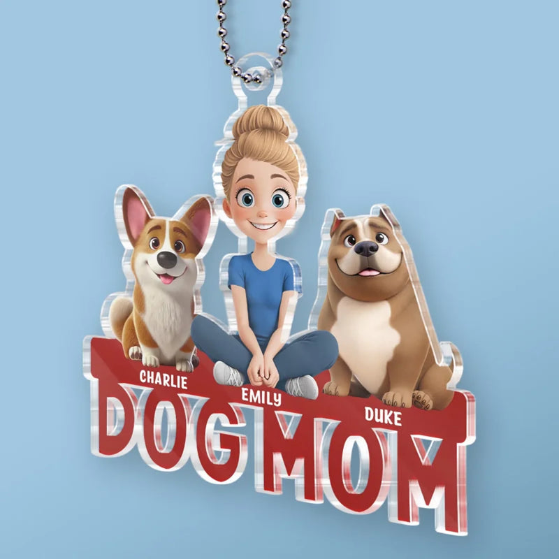 Endless Love, One Paw At A Time - Dog Personalized Custom Car Ornament - Acrylic Custom Shaped - Mother's Day, Gift For Pet Owners, Pet Lovers
