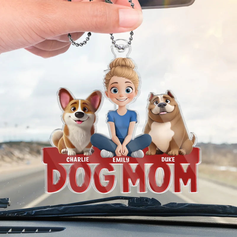 Endless Love, One Paw At A Time - Dog Personalized Custom Car Ornament - Acrylic Custom Shaped - Mother's Day, Gift For Pet Owners, Pet Lovers