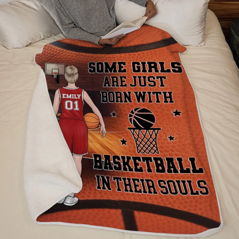 Born To Ball, Built To Win - Personalized Custom Blanket - Gift For Sport Lovers, Sport Players