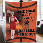 Born To Ball, Built To Win - Personalized Custom Blanket - Gift For Sport Lovers, Sport Players