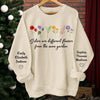 Sisters Are Different Flowers From The Same Garden - Bestie Personalized Custom Unisex Sweatshirt, Hoodie With Design On Sleeve - Gift For Best Friends, BFF, Sisters