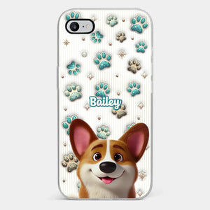 Where There’s A Dog, There’s A Way - Dog Personalized Custom 3D Inflated Effect Printed Clear Phone Case - Gift For Pet Owners, Pet Lover