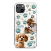 Là où il y a un chien, il y a un chemin - Coque de téléphone transparente personnalisée avec effet gonflé en 3D - Cadeau pour les propriétaires d'animaux et les amoureux des animaux