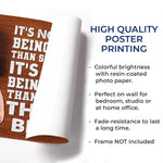 Chase Progress, Not Perfection - Personalized Custom Horizontal Poster - Gift For Sport Lovers, Sport Players