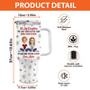 A Bond That Lasts Generations - Family Personalized Custom 3D Inflated Effect Printed 40 Oz Stainless Steel Tumbler With Handle - Mother's Day, Gift For Mom, Daughter