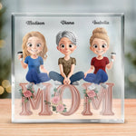 Love That Stands The Test Of Time - Family Personalized Custom Square Shaped Acrylic Plaque - Mother's Day, Gift For Mom, Daughters, Sisters