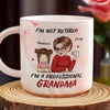 I'm Not Retired, I'm A Professional Grandma - Family Personalized Custom Marble Mug - Mother's Day, Gift For Mom, Grandma
