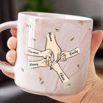 A Grandmother's Love Is Forever And Always - Family Personalized Custom Marble Mug - Mother's Day, Gift For Family