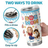 Pawsitively The Best - Dog Personalized Custom 3D Inflated Effect Printed Tumbler - Gift For Pet Owners, Pet Lovers