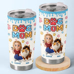 Pawsitively The Best - Dog Personalized Custom 3D Inflated Effect Printed Tumbler - Gift For Pet Owners, Pet Lovers