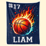 Bring The Heat - Personalized Custom Blanket - Gift For Sport Lovers, Sport Players