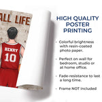 Chasing Hoops, Chasing Dreams - Personalized Custom Horizontal Poster - Gift For Basketball Players, Coaches, Sports Fans