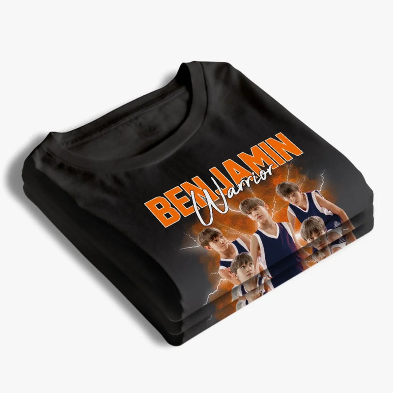 Custom Photo Play Hard, Stay Humble - Personalized Custom Unisex T-shirt, Premium T-shirt, Hoodie - Gift For Sport Lovers, Sport Players