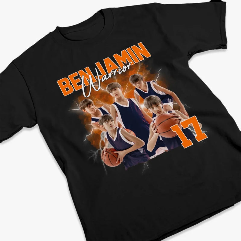 Custom Photo Play Hard, Stay Humble - Personalized Custom Unisex T-shirt, Premium T-shirt, Hoodie - Gift For Sport Lovers, Sport Players