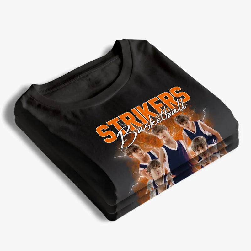 Custom Photo Dream Big, Play Hard - Personalized Custom Unisex T-shirt, Premium T-shirt, Hoodie - Gift For Sport Lovers, Sport Players