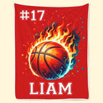 Bring The Heat - Personalized Custom Blanket - Gift For Sport Lovers, Sport Players