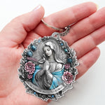 Custom Name Virgin Mary Protection Gifts - Personalized Acrylic Keychain