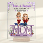Strong Women, Strong Bonds - Family Personalized Custom Rectangle Shaped Acrylic Plaque - Mother's Day, Gift For Mom, Daughter