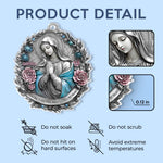 Keep Me In Your Gentle Embrace - Memorial Personalized Custom Car Ornament - Acrylic Custom Shaped - Sympathy Gift For Family